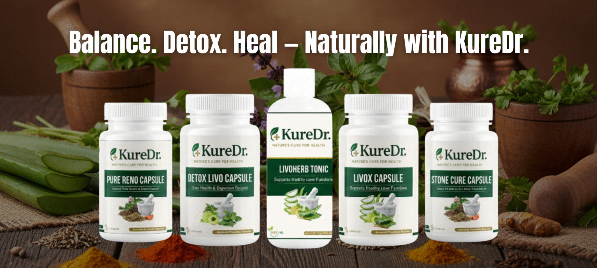 Balance. Detox. Heal — Naturally with KureDr.